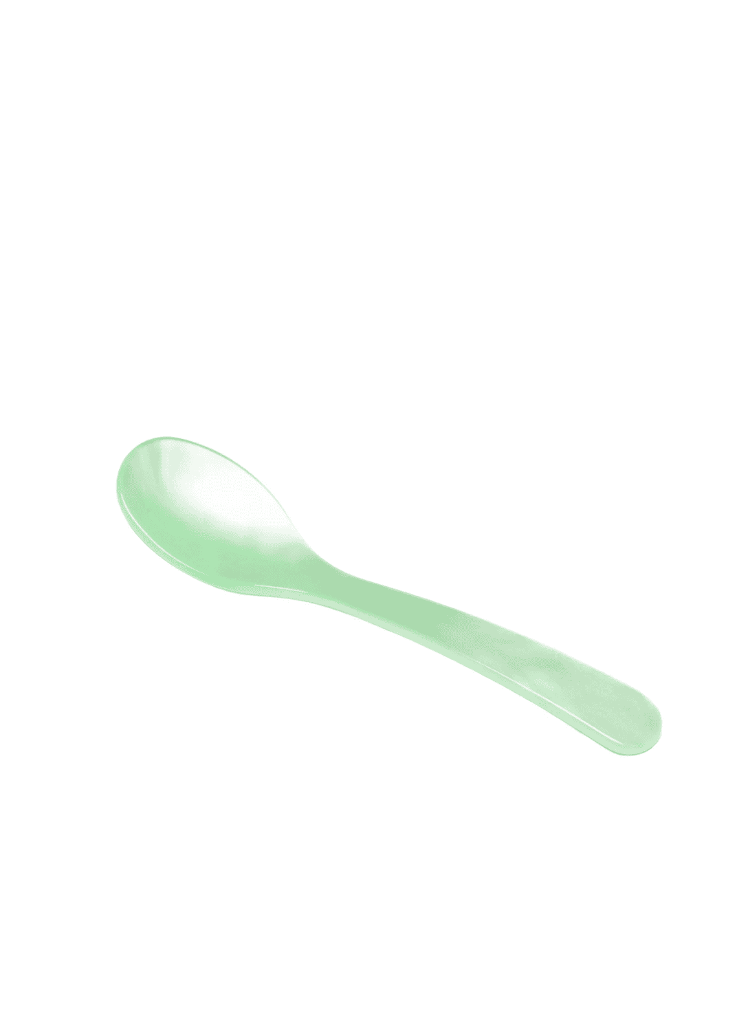 Eierlöffel aus Acrylglas apfelgrün