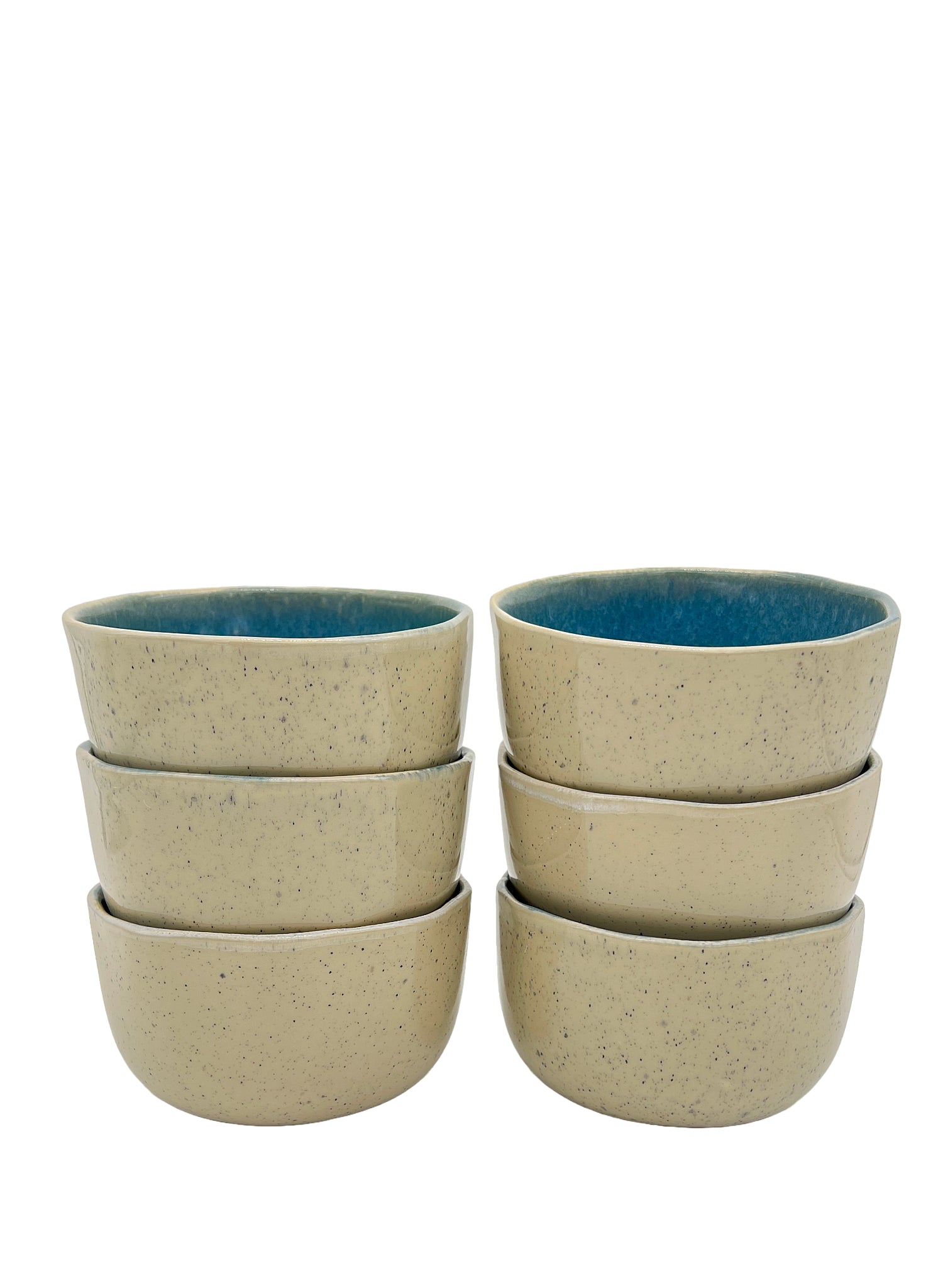 6-er Set Bowl dicke Hannah - Aqua
