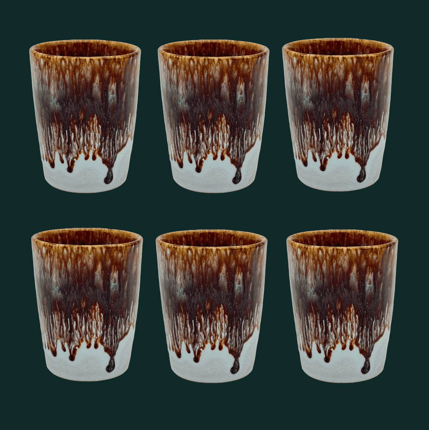 6-er Set Becher Horst - heisse Schokolade