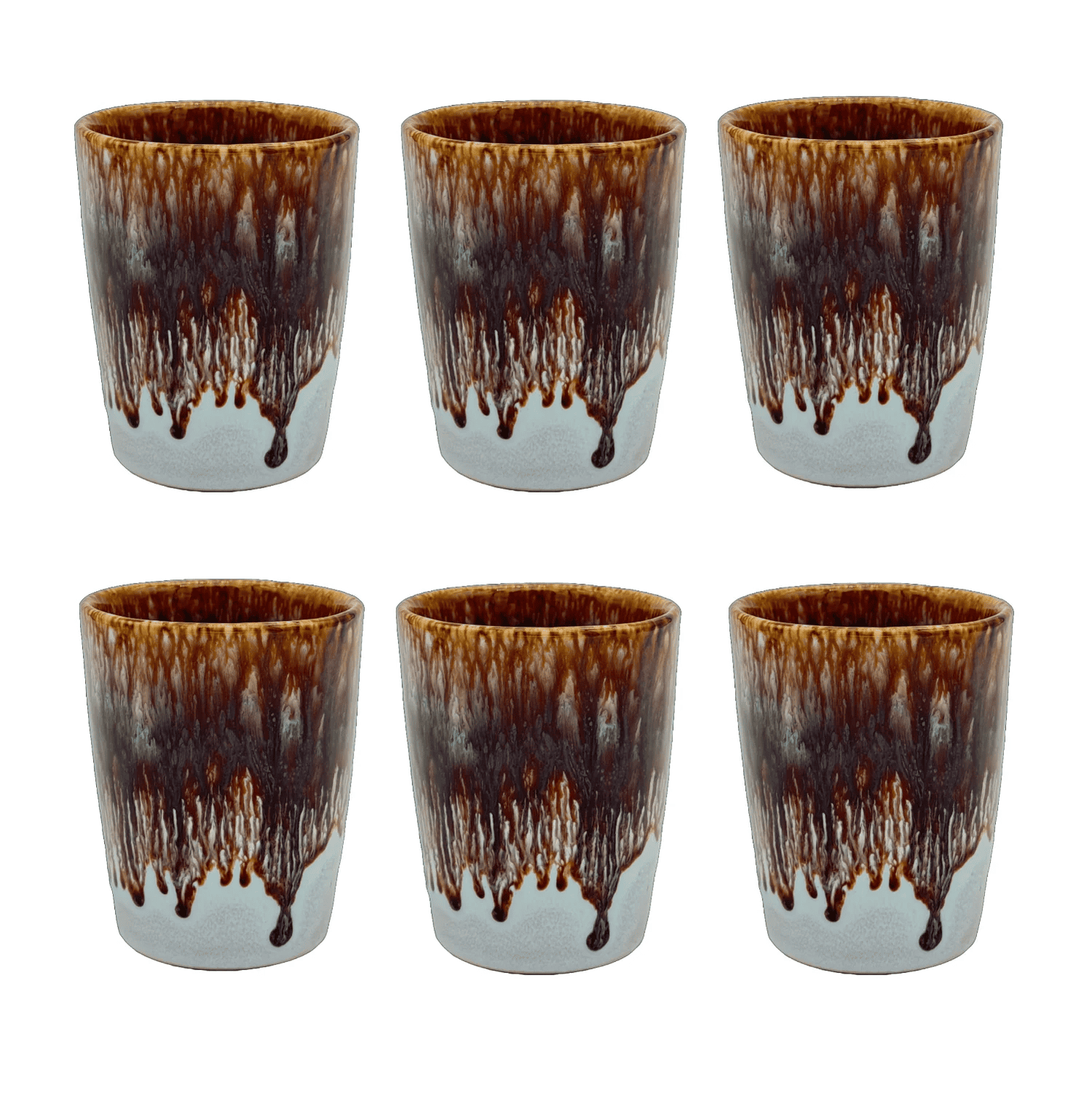 6-er Set Becher Horst - heisse Schokolade