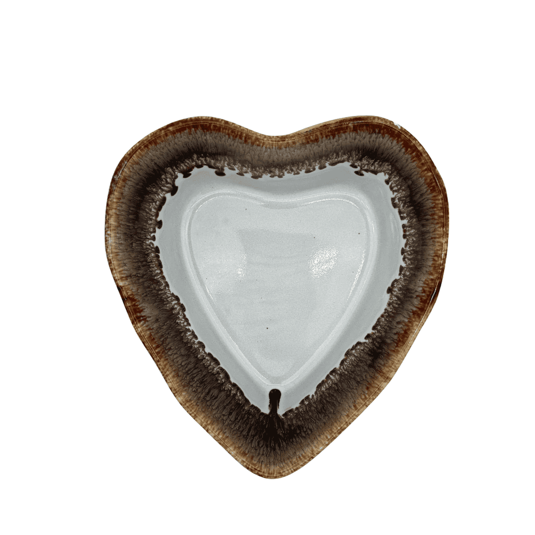 Herzschüssel kleine Liebe - heisse Schokolade