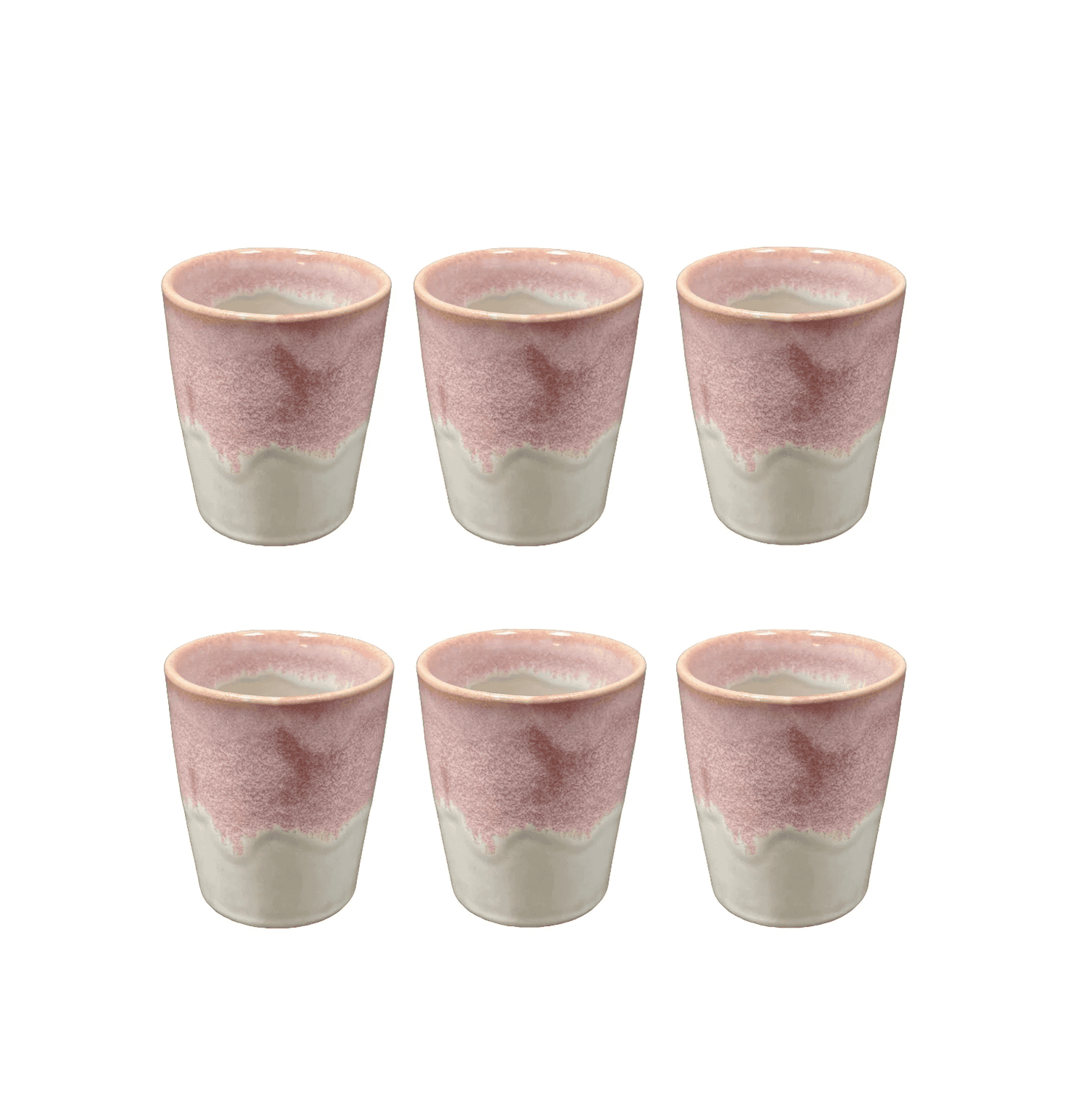 6-er Set Becher Willi - Himbeersahne