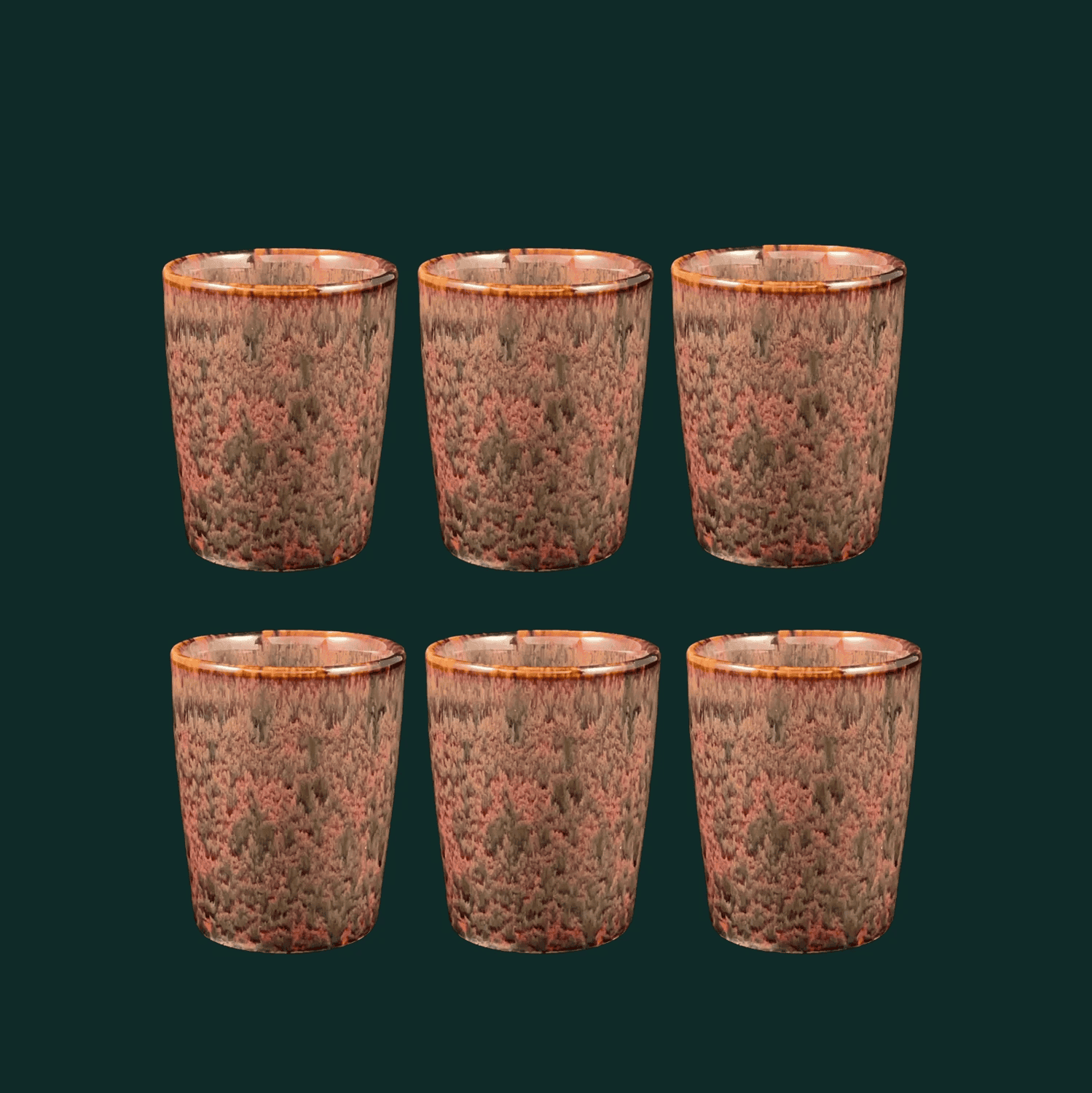 6-er Set Becher Willi - Pflaume