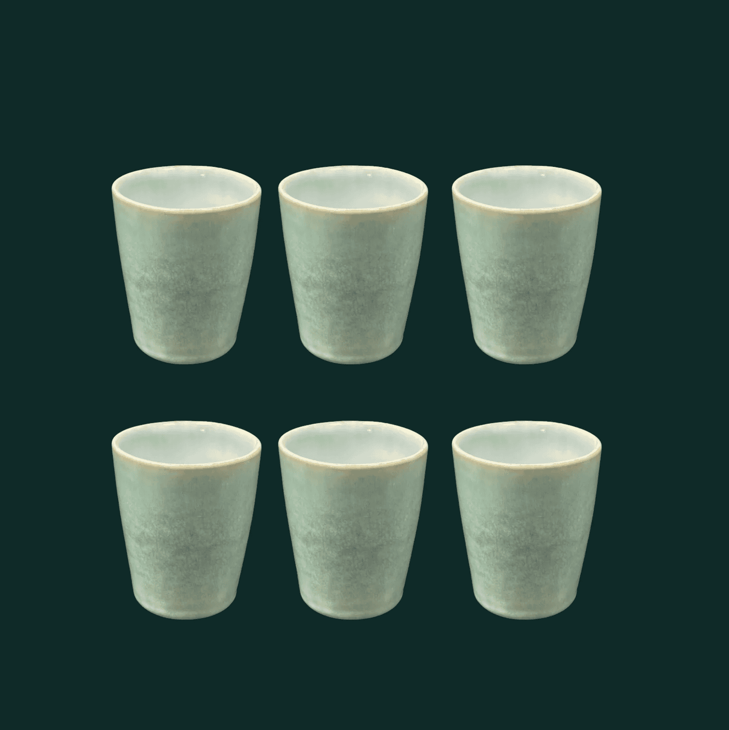 6-er Set Becher Willi - Immergrün