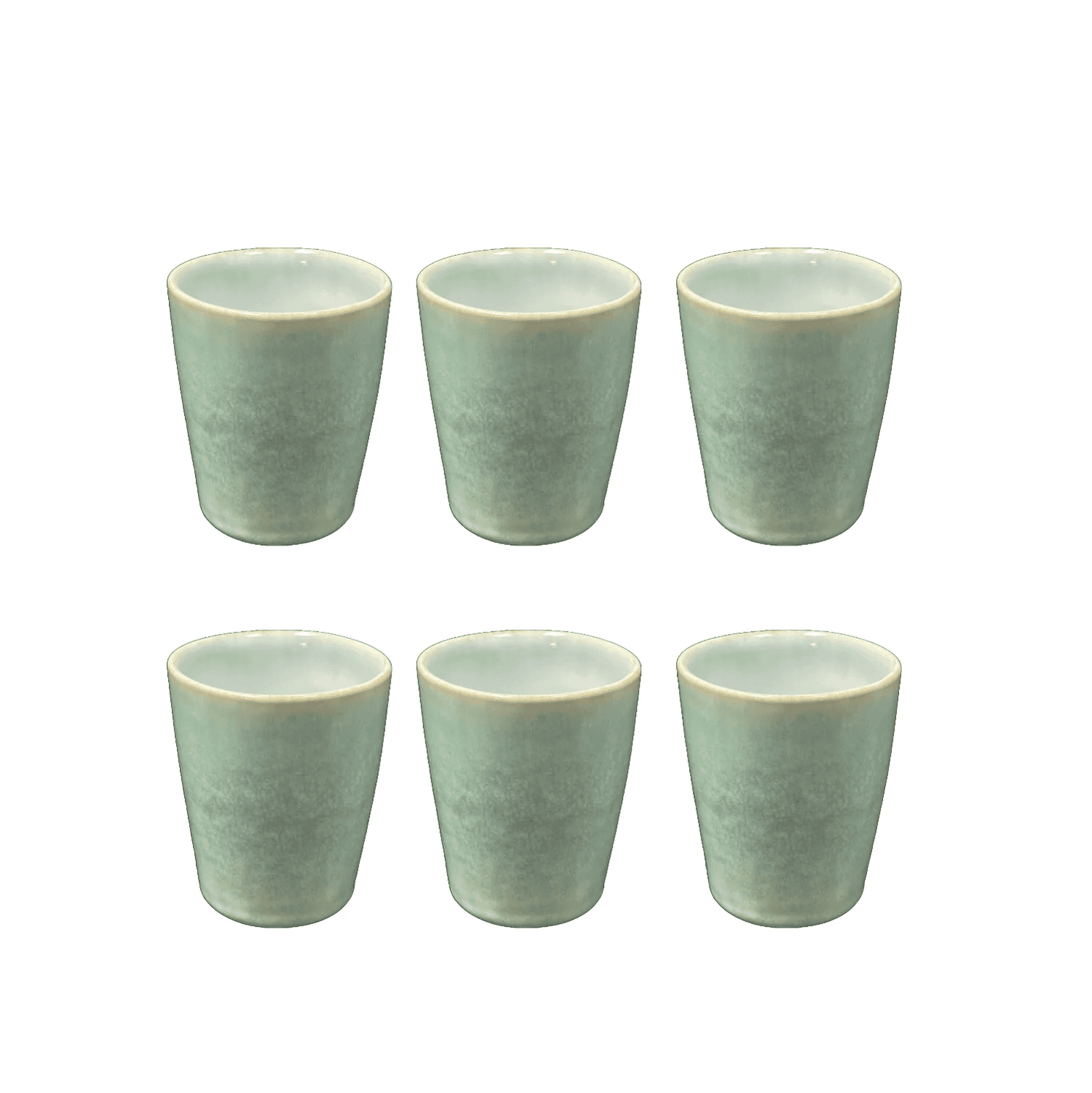 6-er Set Becher Willi - Immergrün