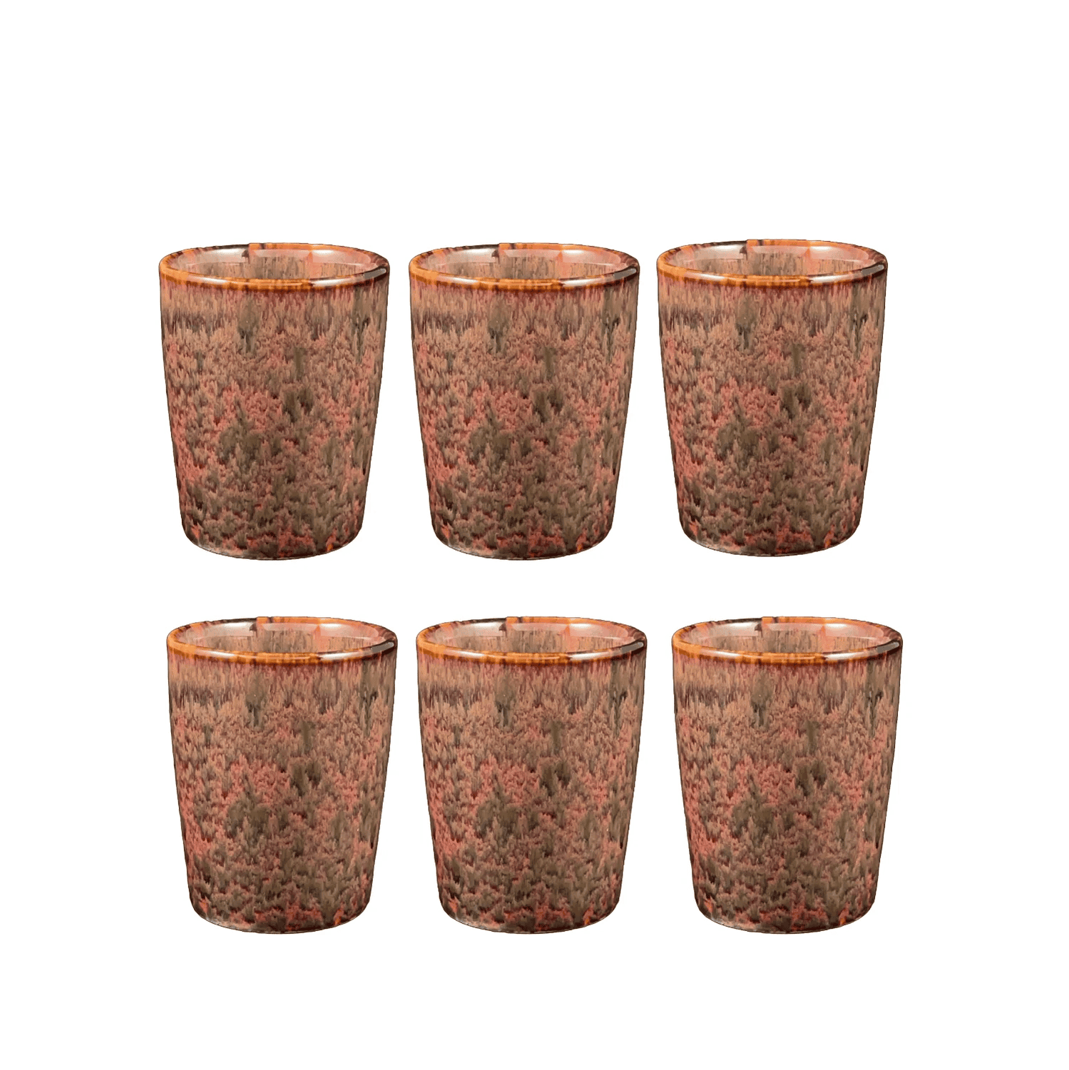 6-er Set Becher Willi - Pflaume