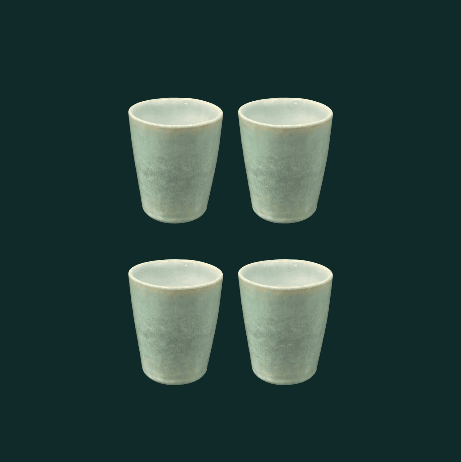 4-er Set Becher Willi - Immergrün