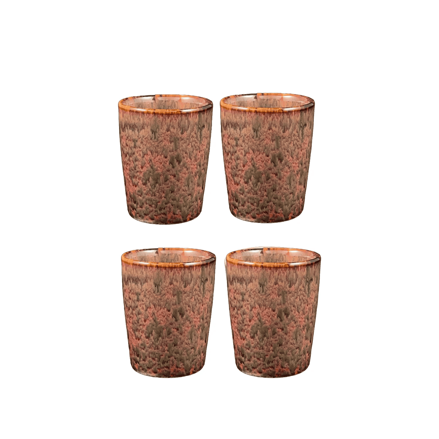 4-er Set Becher Willi - Pflaume