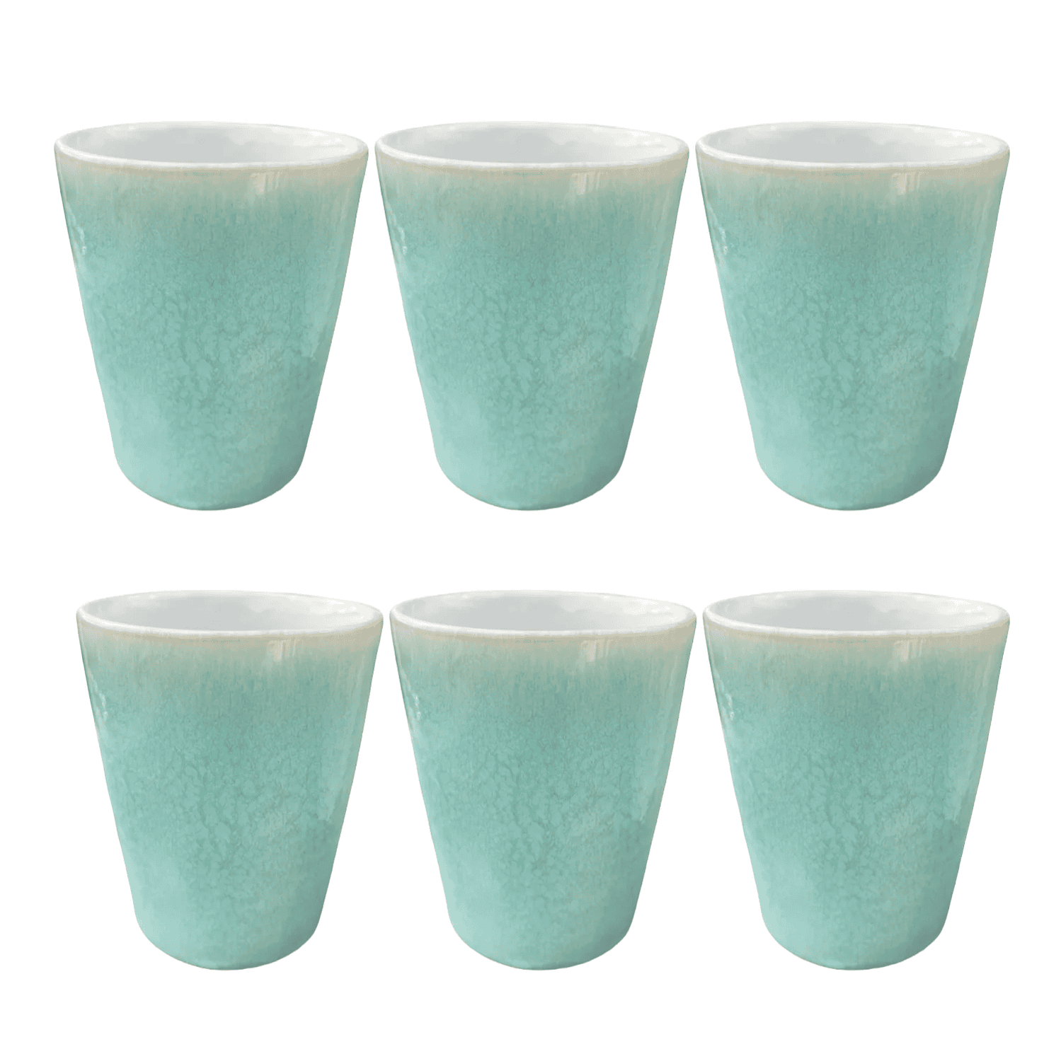 6-er Set Becher Horst - Immergrün