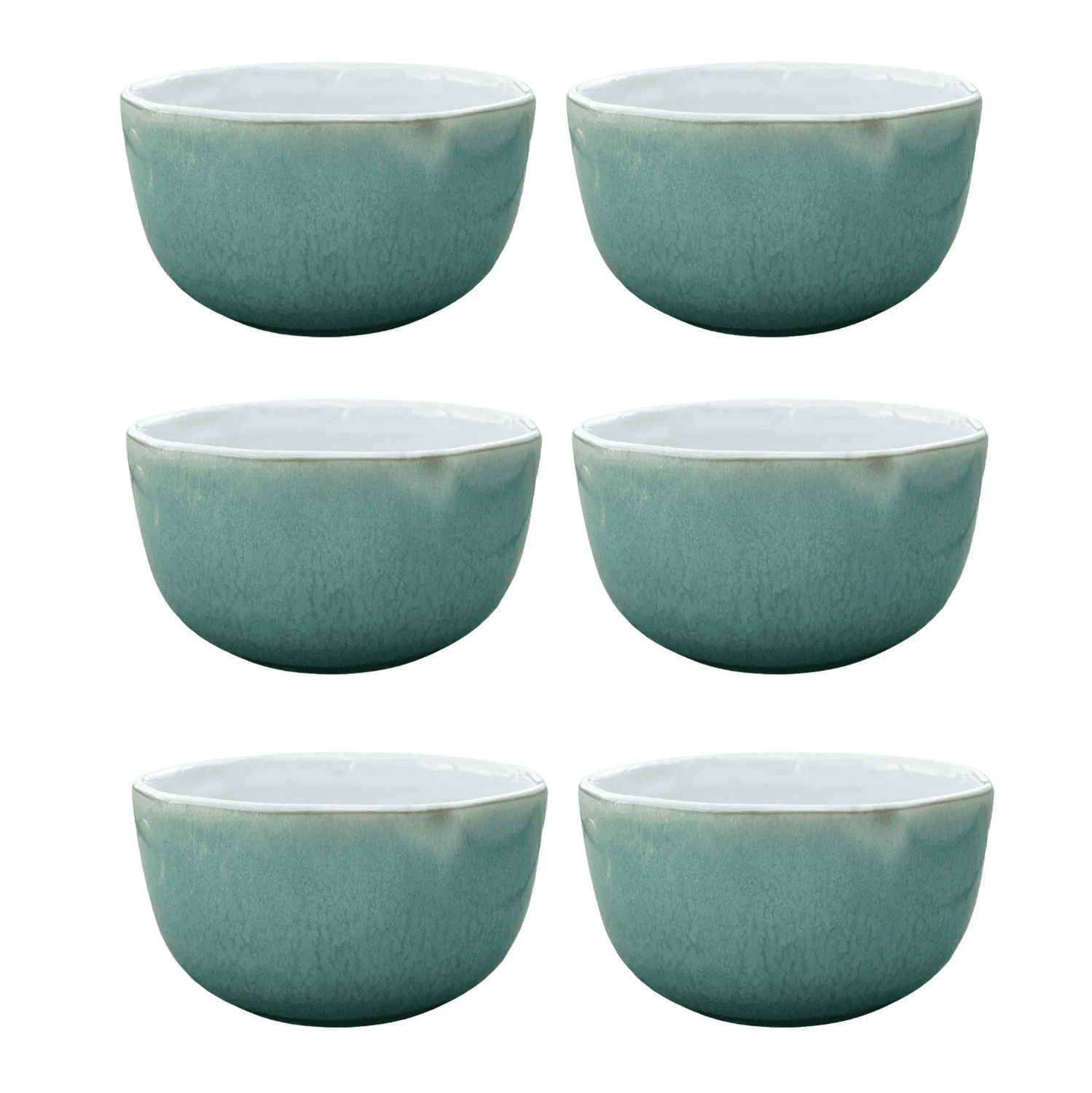 6-er Set  Bowl dicke Hannah - Immergrün