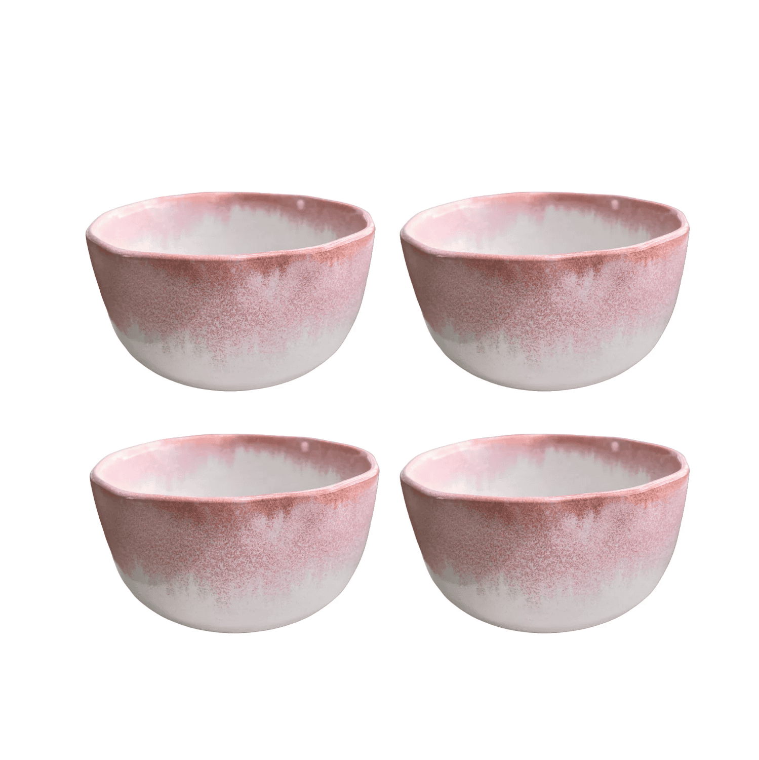 4-er Set Bowl dicke Hannah - Himbeersahne