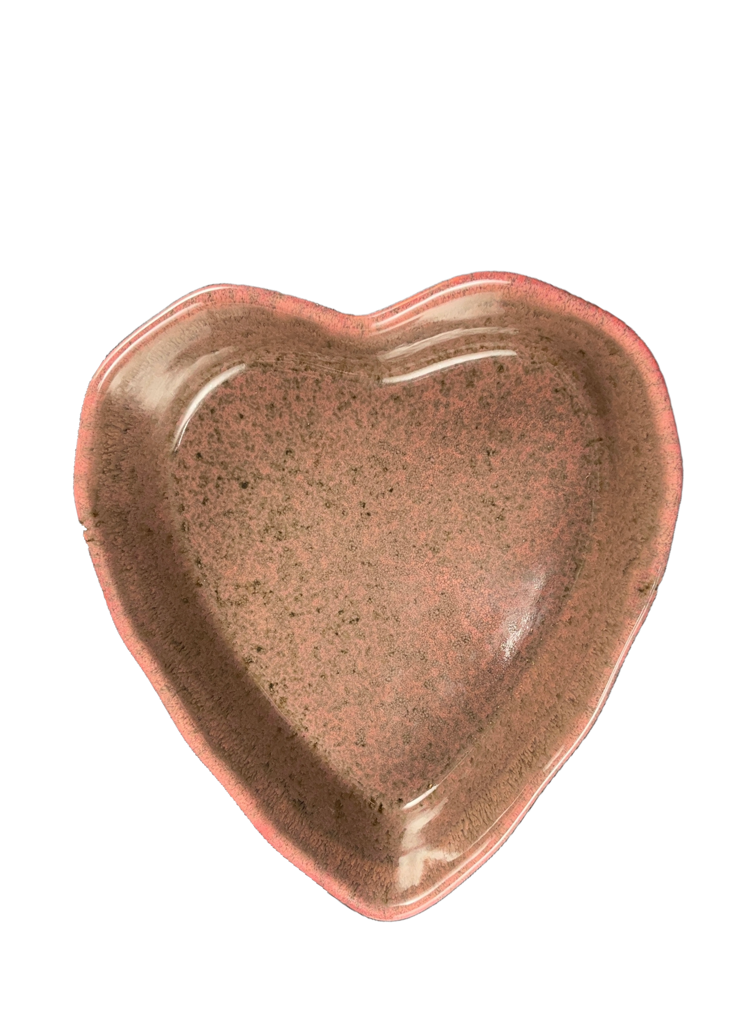 Herzschüssel große Liebe - Pflaume mit Backmischung weil Liebe durch den Magen geht